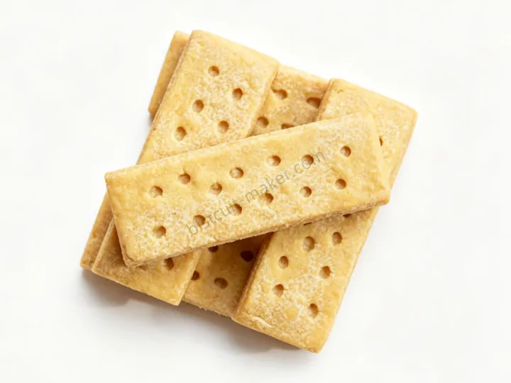 butter biscuits formed by the biscuit making machine