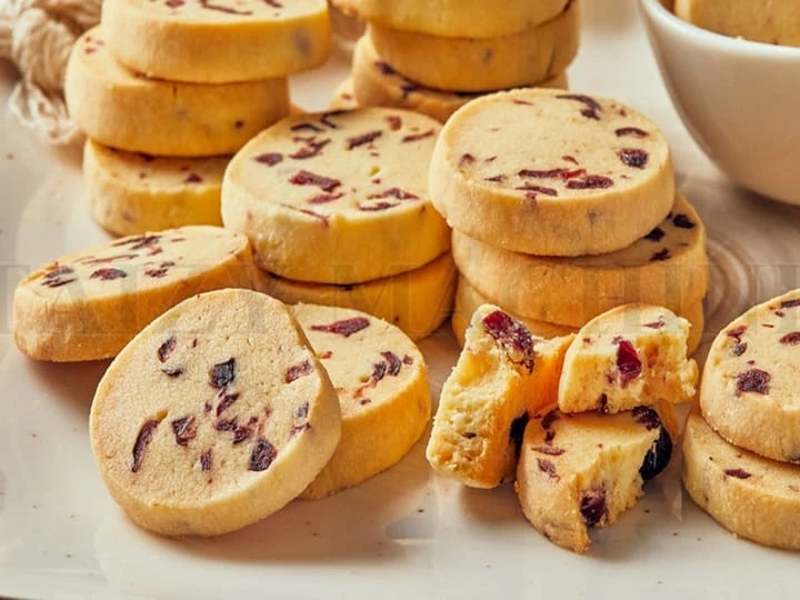 deliciosos biscoitos de cranberry